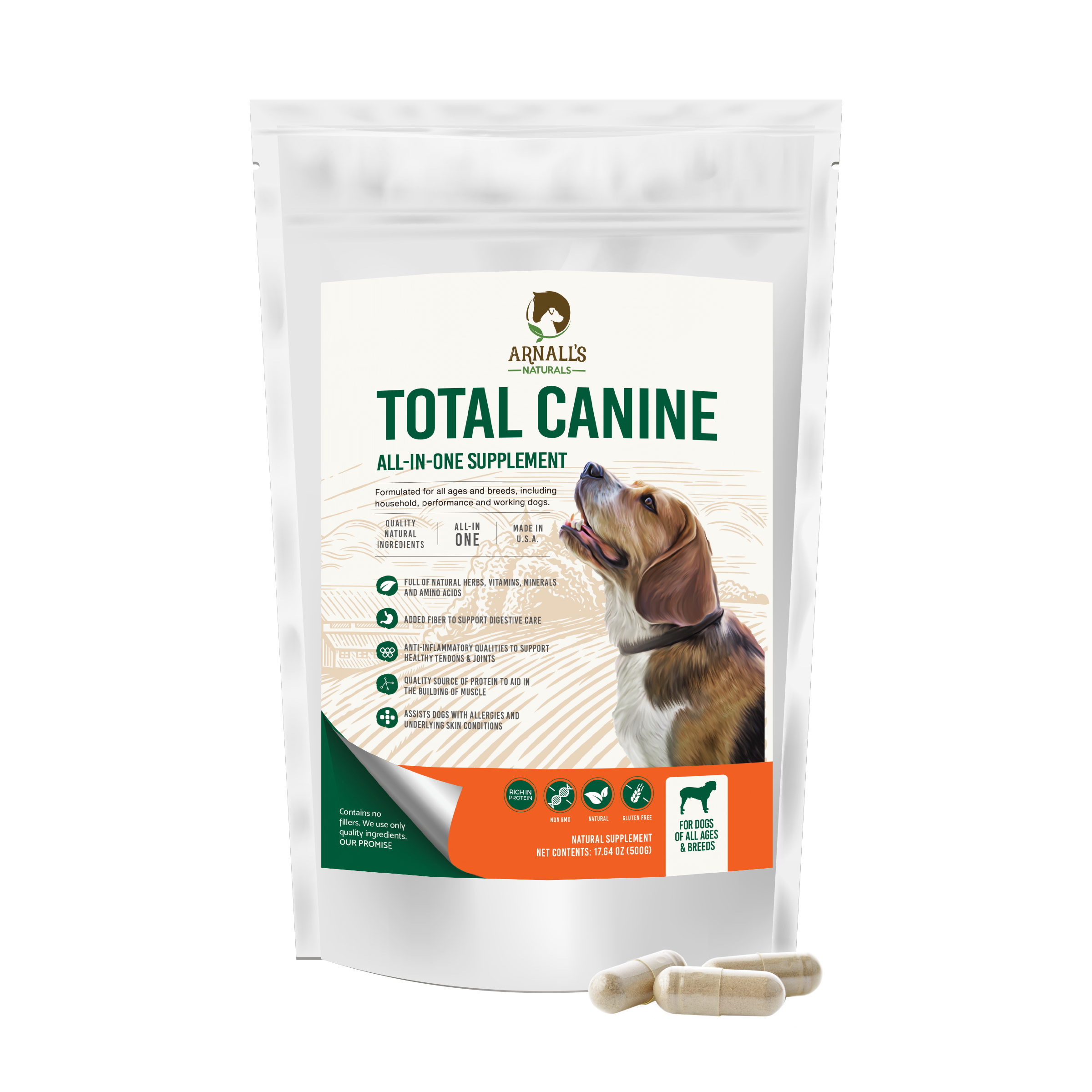 Total Canine Picky Eater Capsules Arnall s Naturals